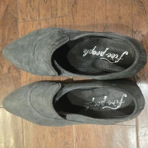 Free People Brady Loafer Carbon Black Leather Size 10.5-11 / 42